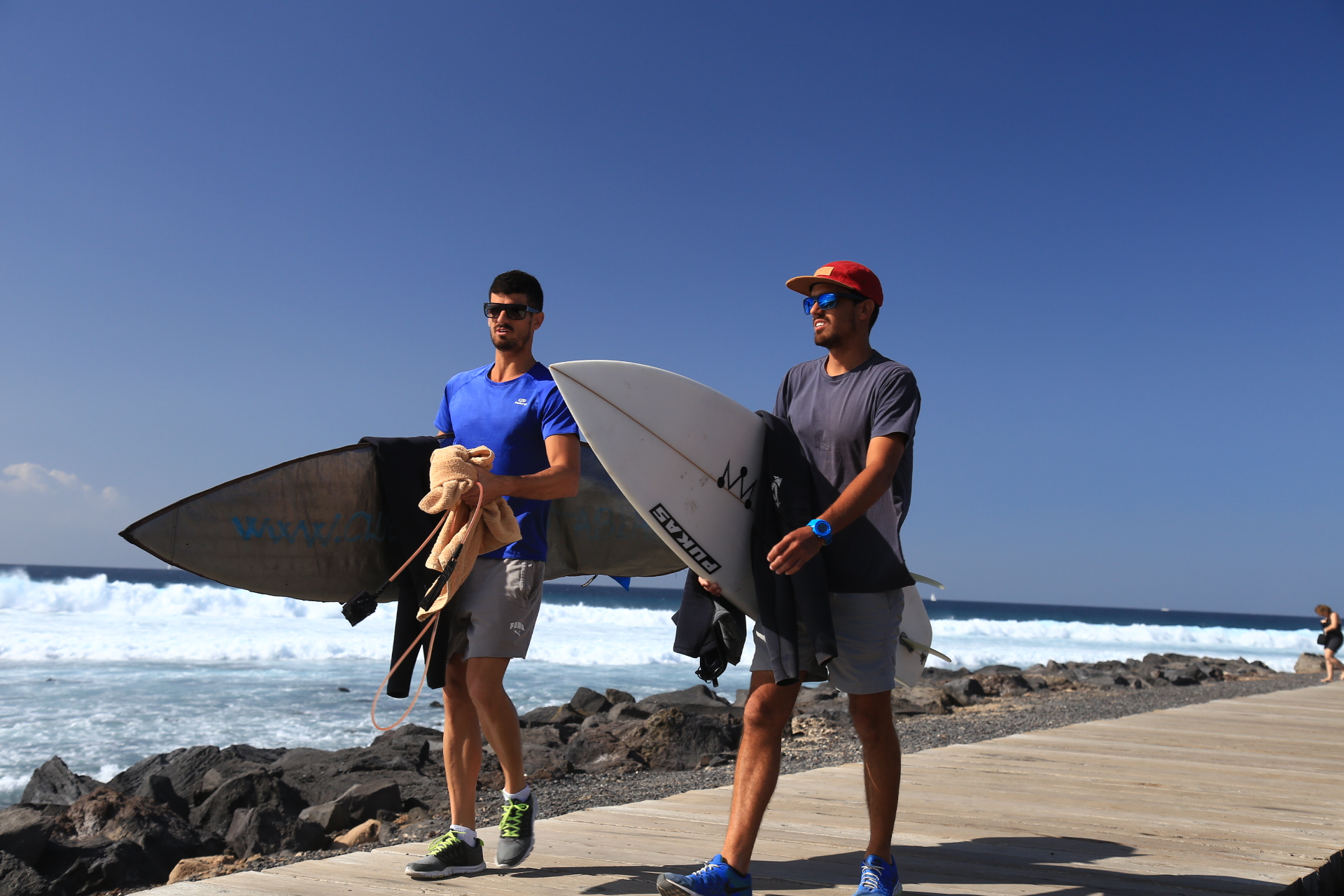 Surfisti, Playas de las Americas, Tenerife, Spagna...