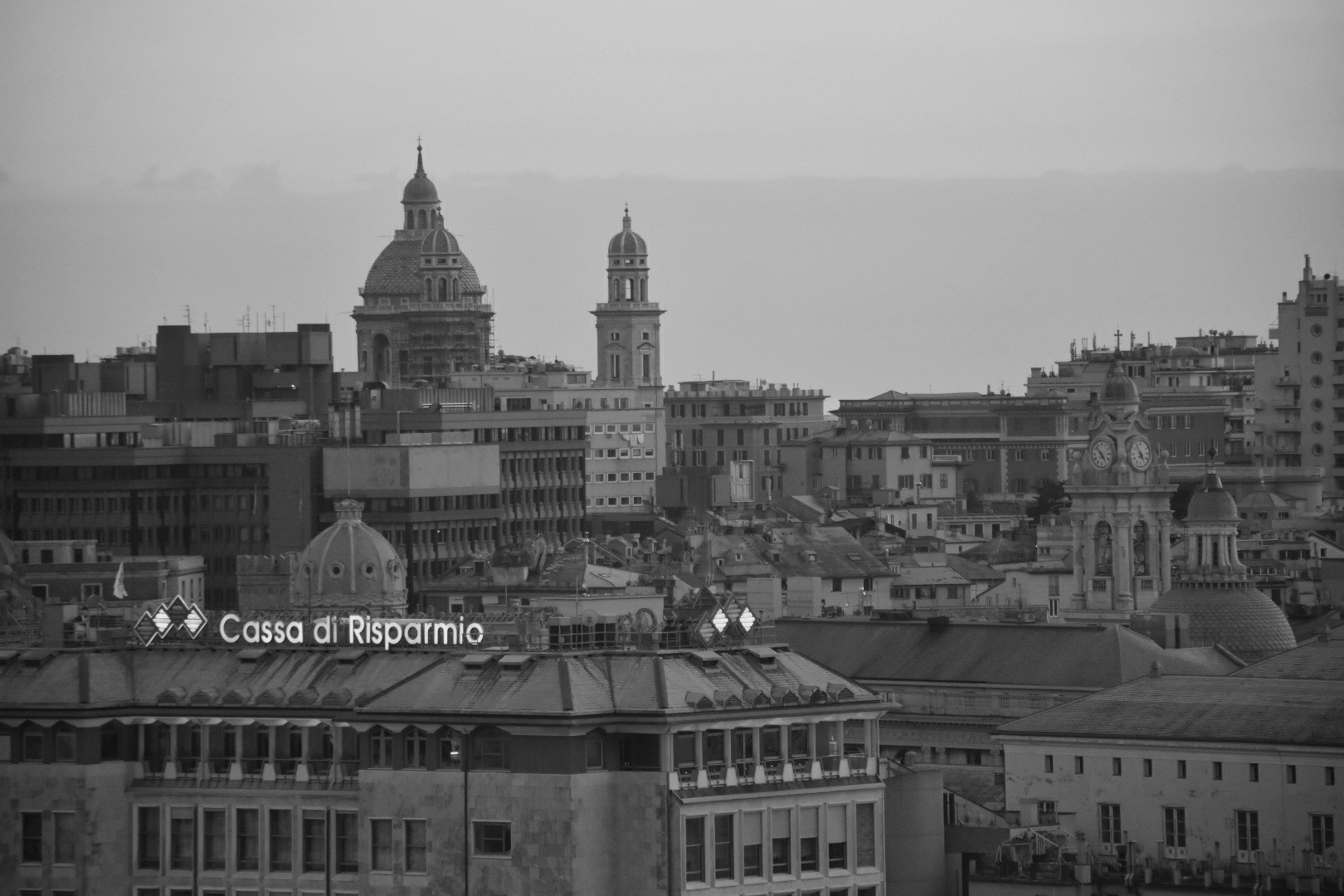 Genova in bianco e nero...