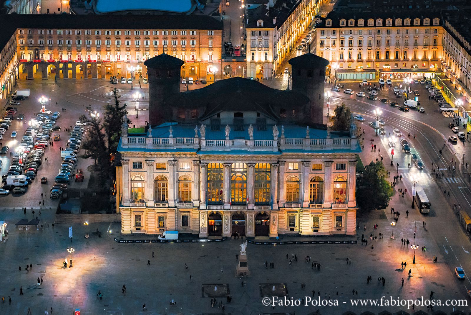 Palazzo Madama - Aerial photography Night...
