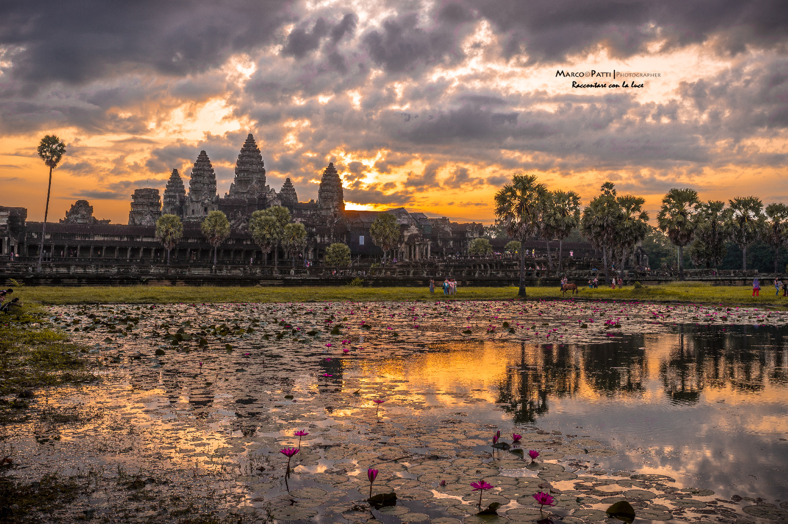 Sunrise at Angkor Wat...