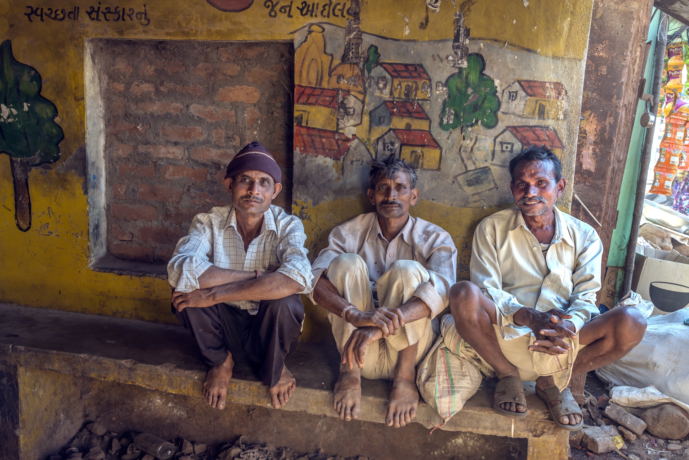 Gujarat 2015 - At the edge of a market...