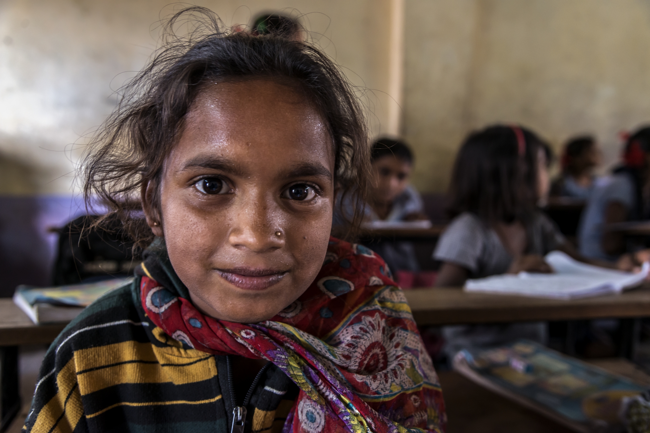 Gujarat 2015 - In a rural school...