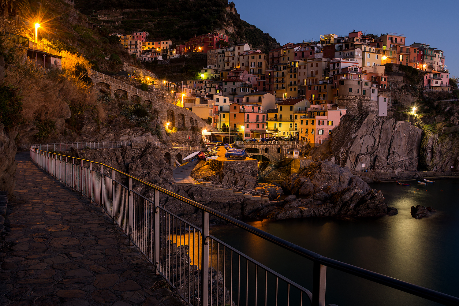 Manarola in blue...