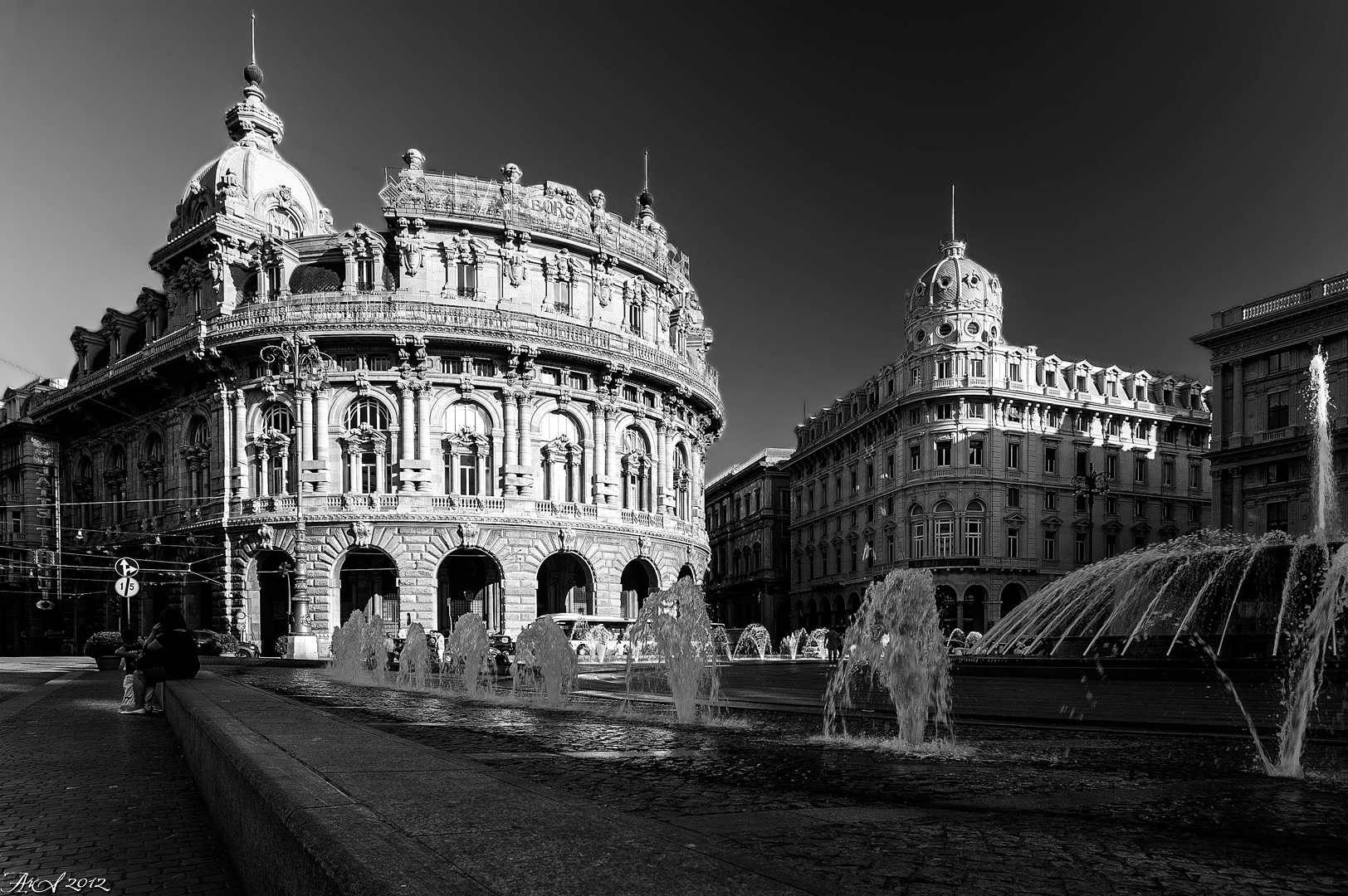 Piazza De Ferrari - The Exchange...