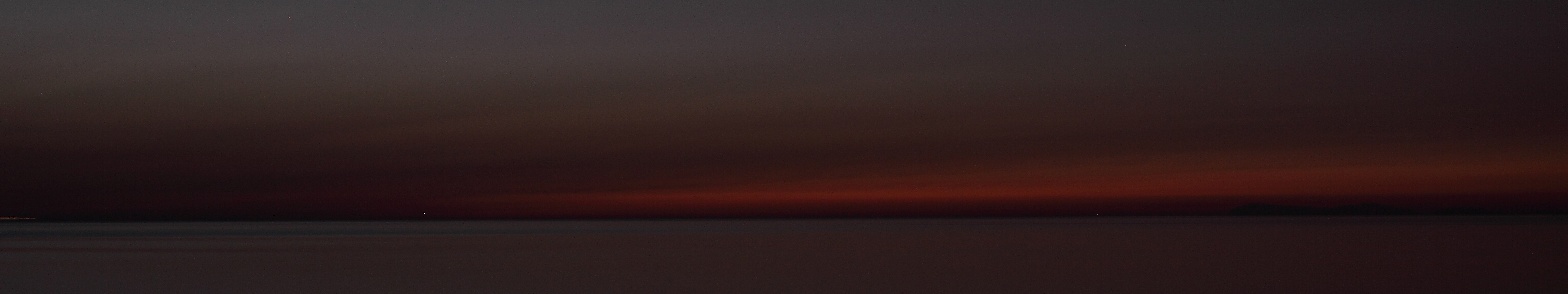 Alba sul mar Adriatico...