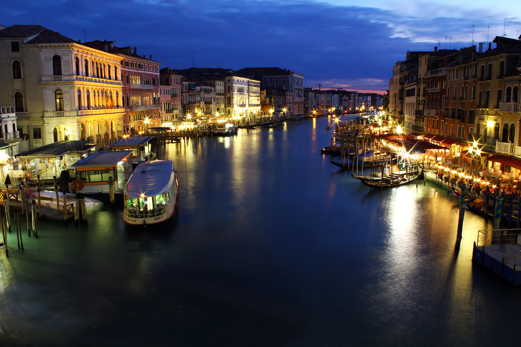 Grand Canal at sunset - Venice...