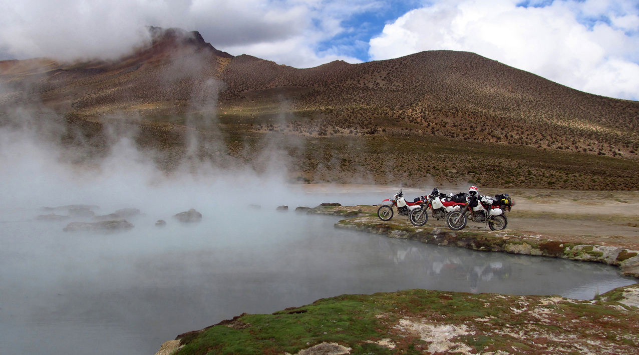 "bagno caldo" - parco nazionale Lauca - Cile...