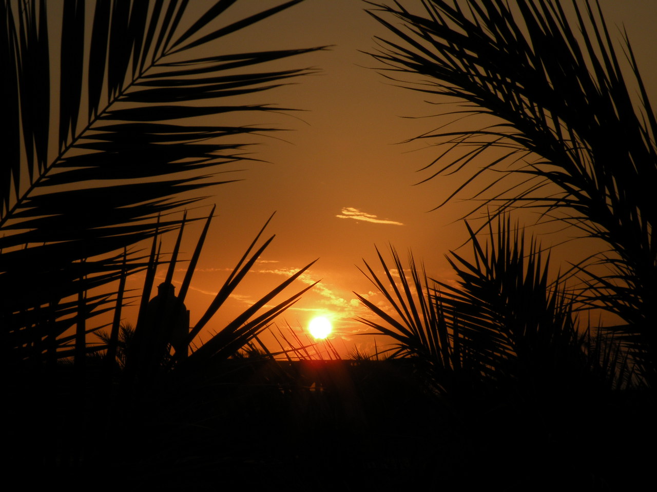 Sunset from my balcony in Marsa...