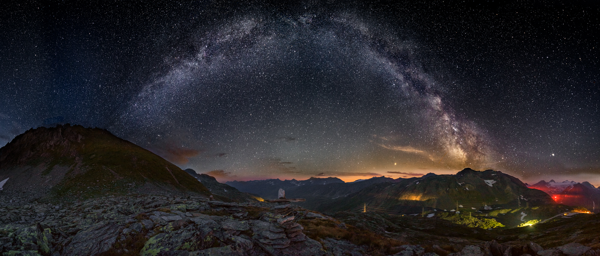 Milky Way on the Bedretto Valley...