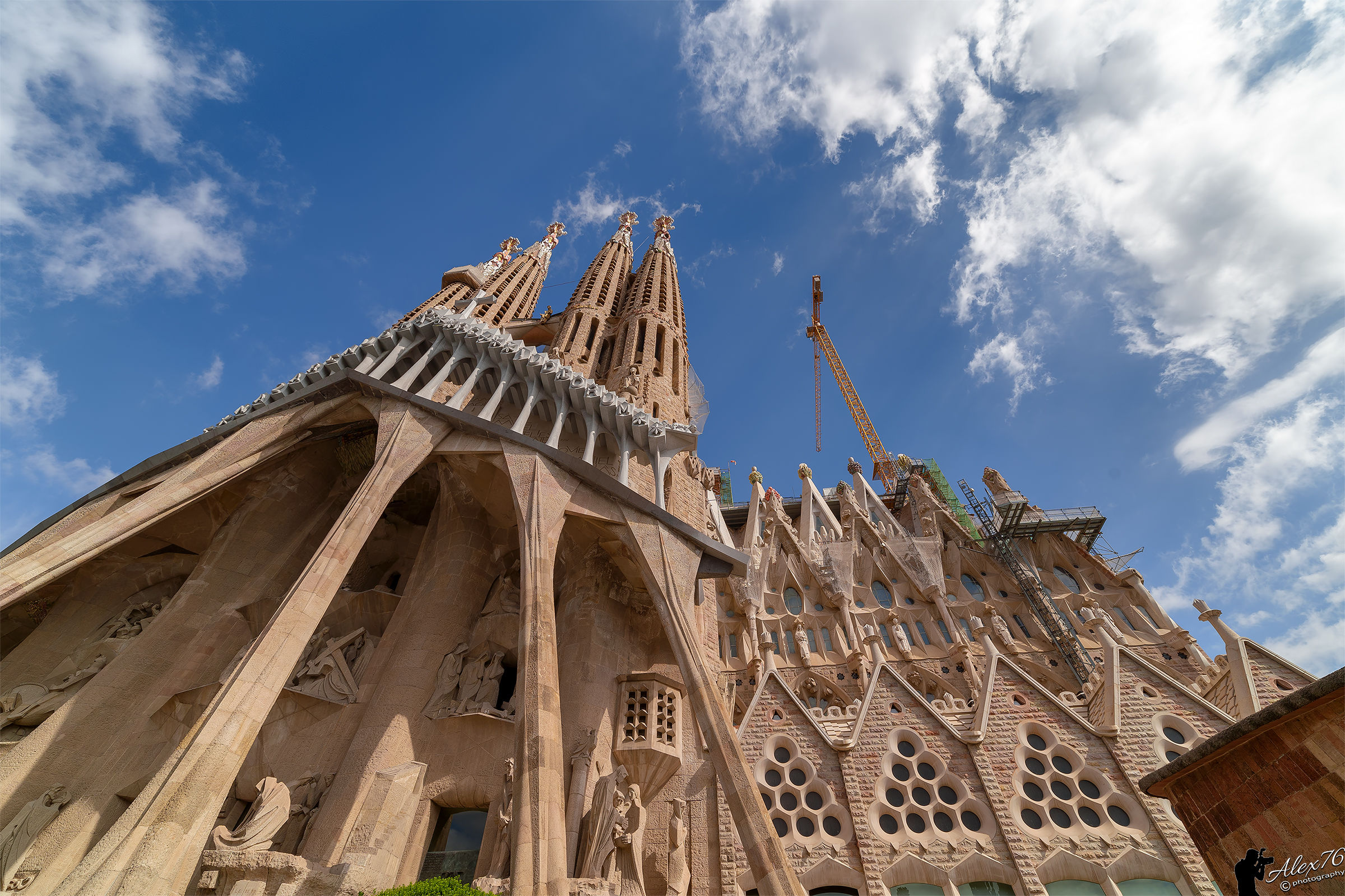 Sagrada Familia vista dall'uscita...