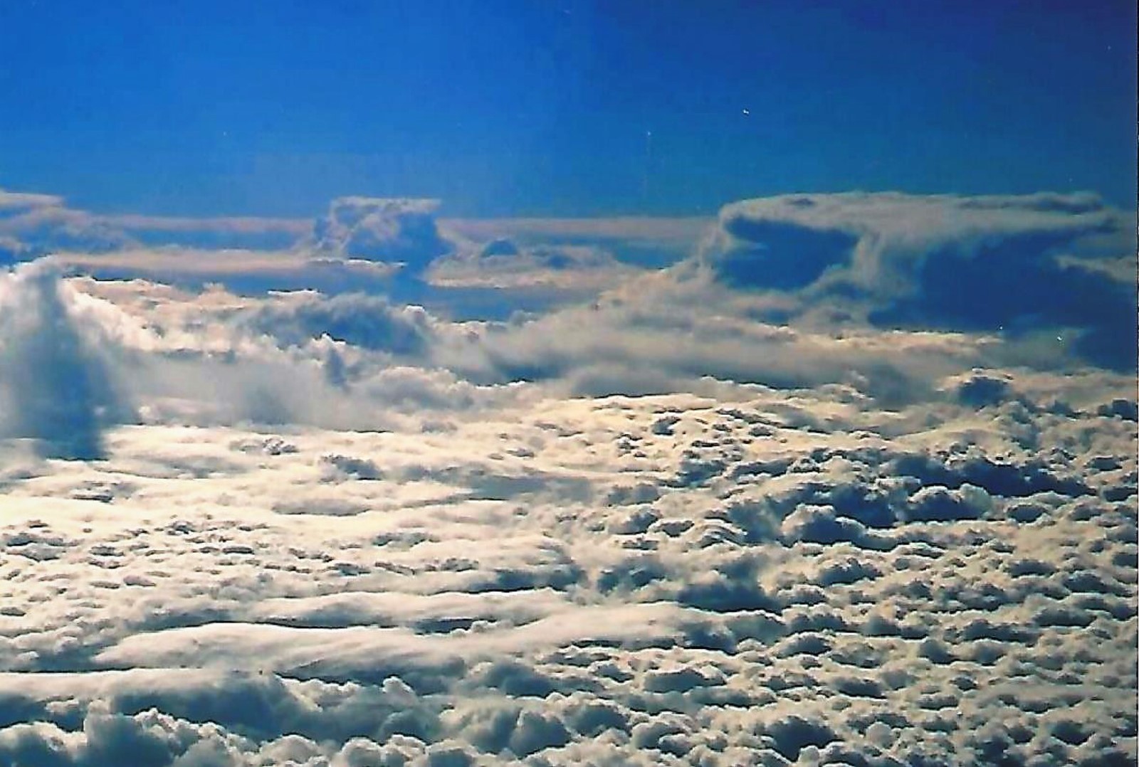 A sea of clouds...
