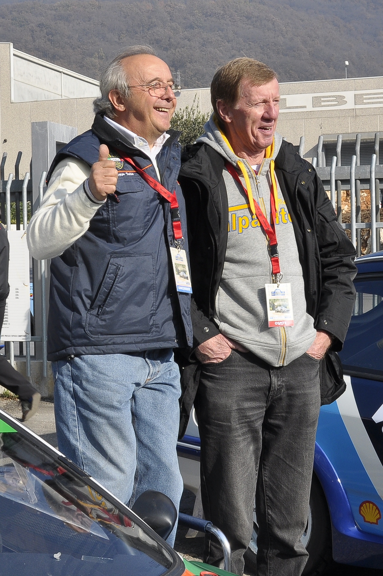 Beppe Volta and Walter Rohrl at the Revival Valpantena 2010...