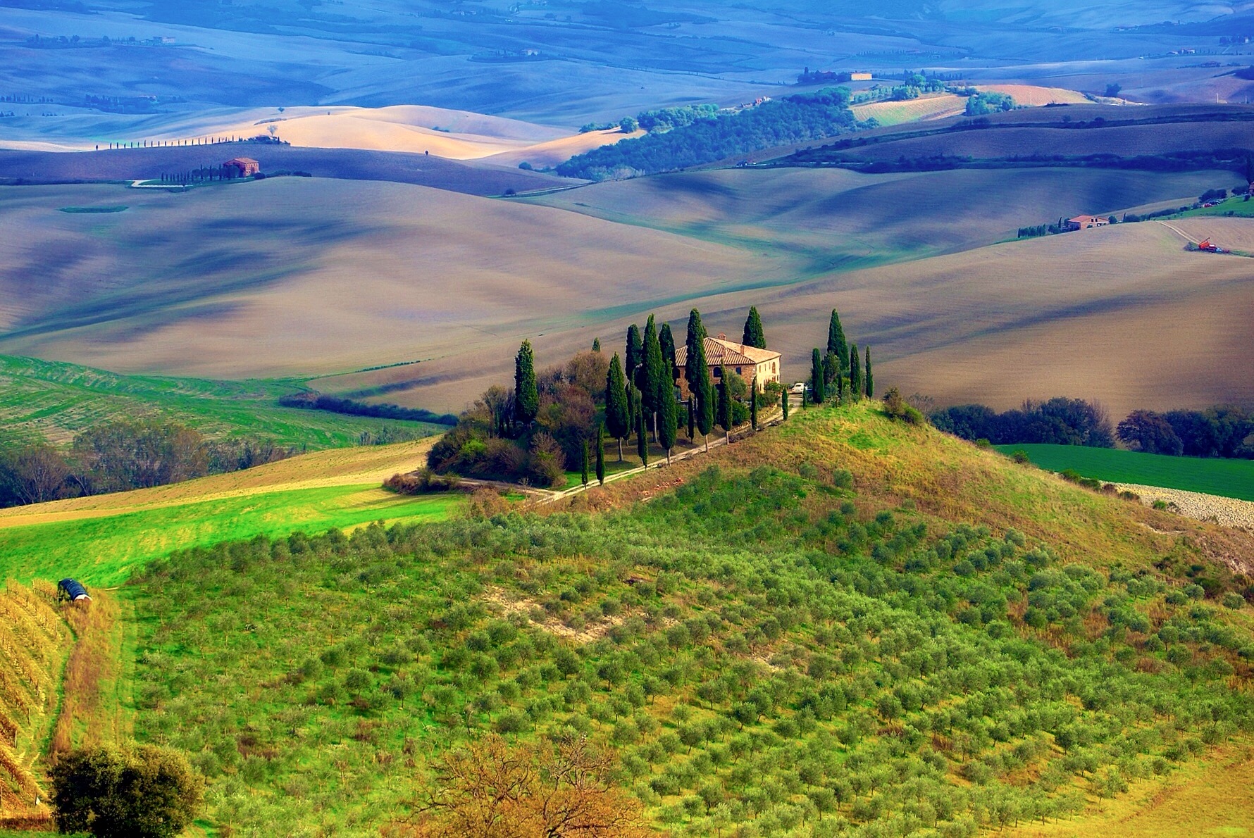 Set of the film "The Gladiator" in San Quirico d'orcia "...