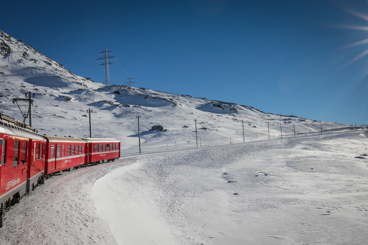 Red Train of the Bernina...