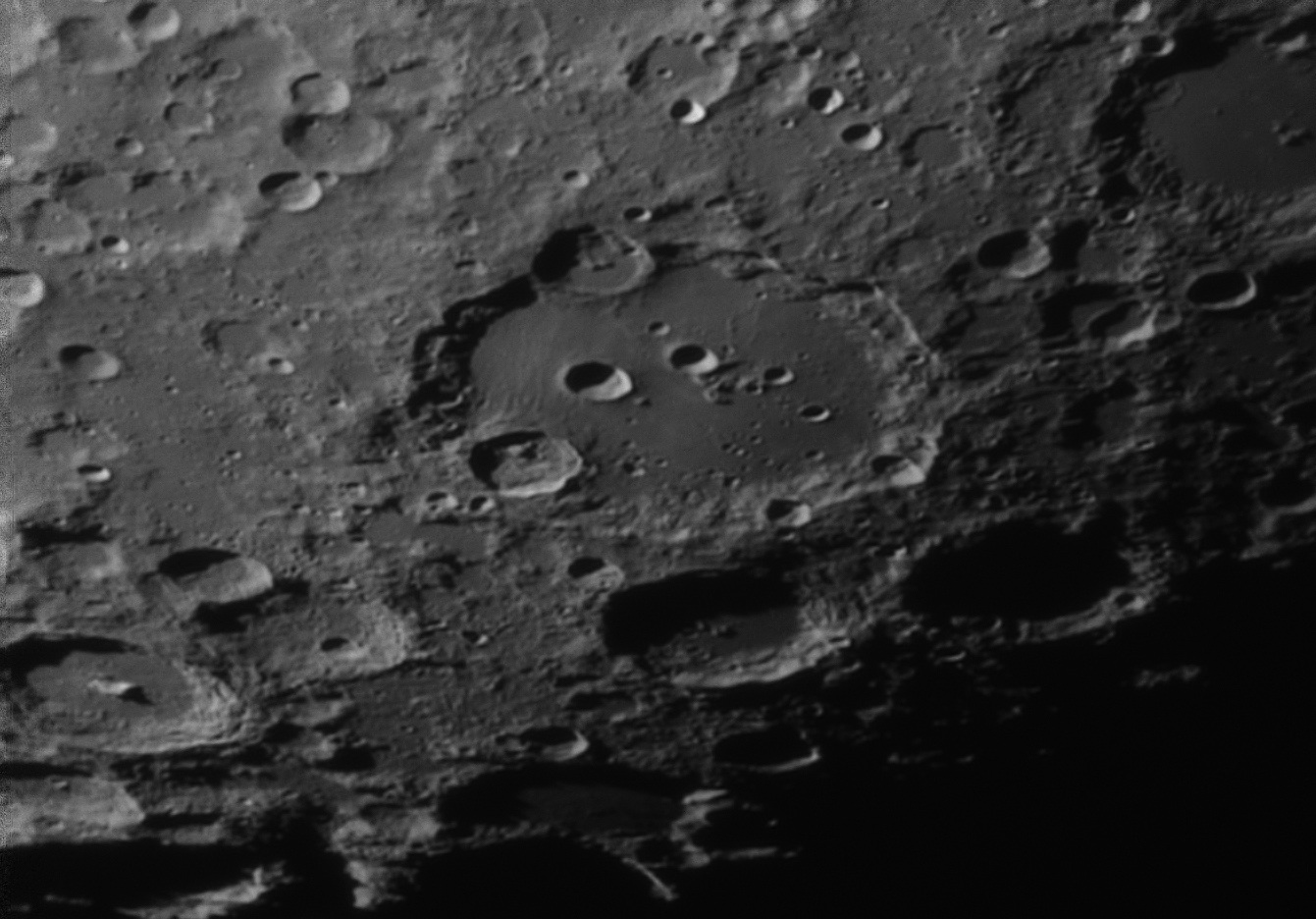 Il cratere Clavius...
