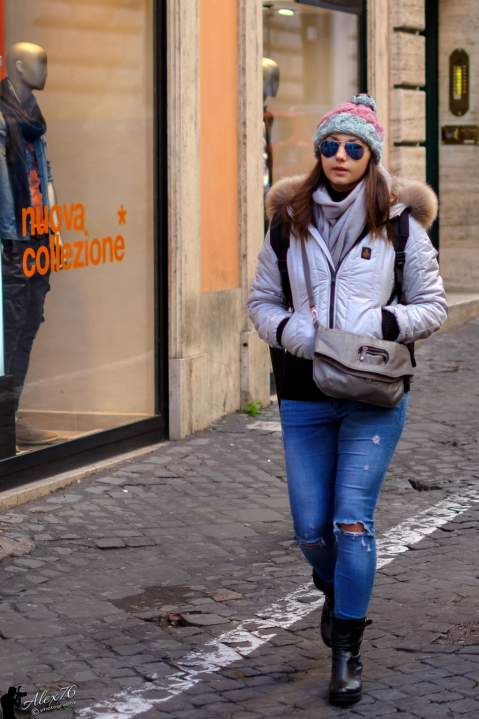 Fashion in the streets of Rome...