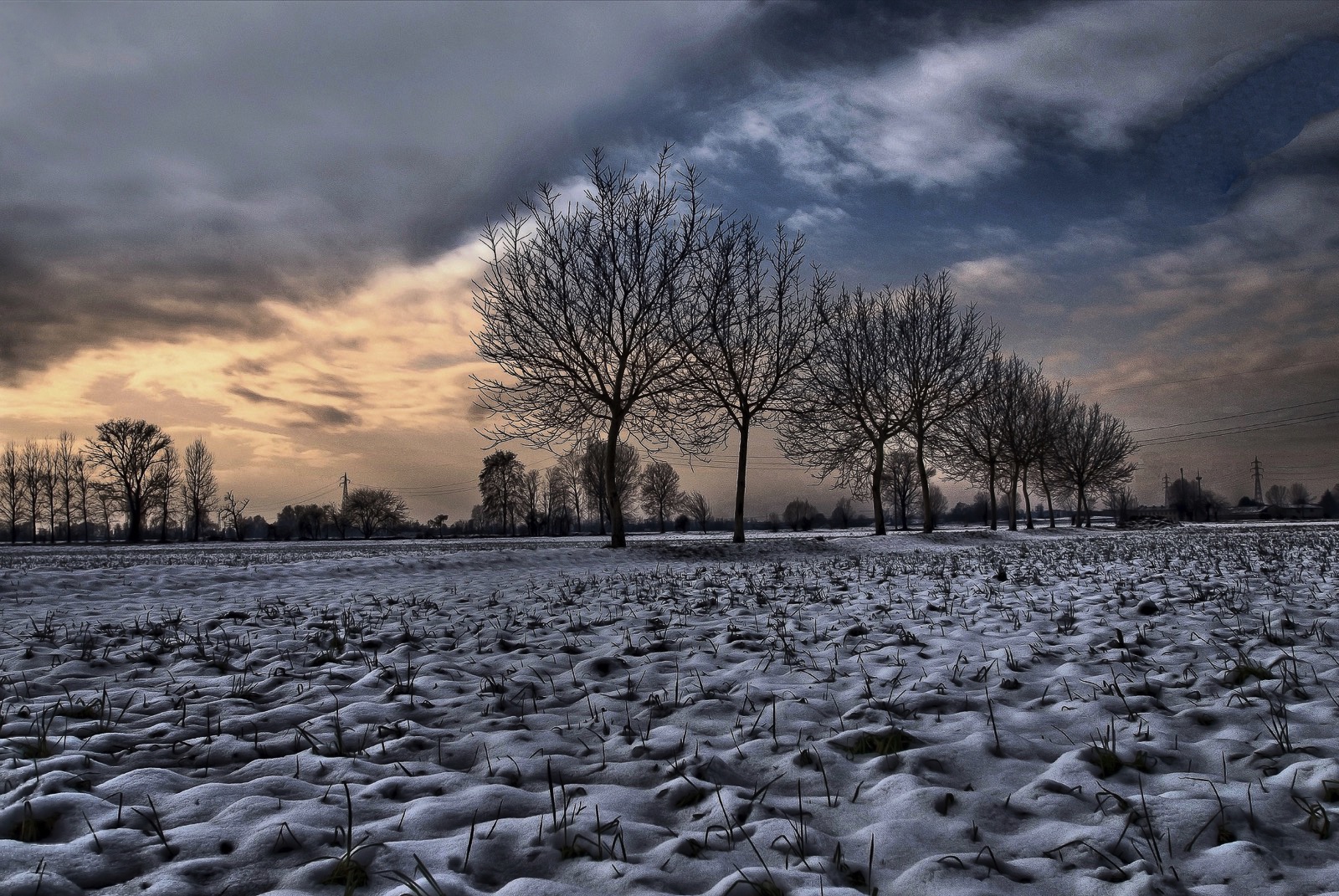 The silence of the countryside...