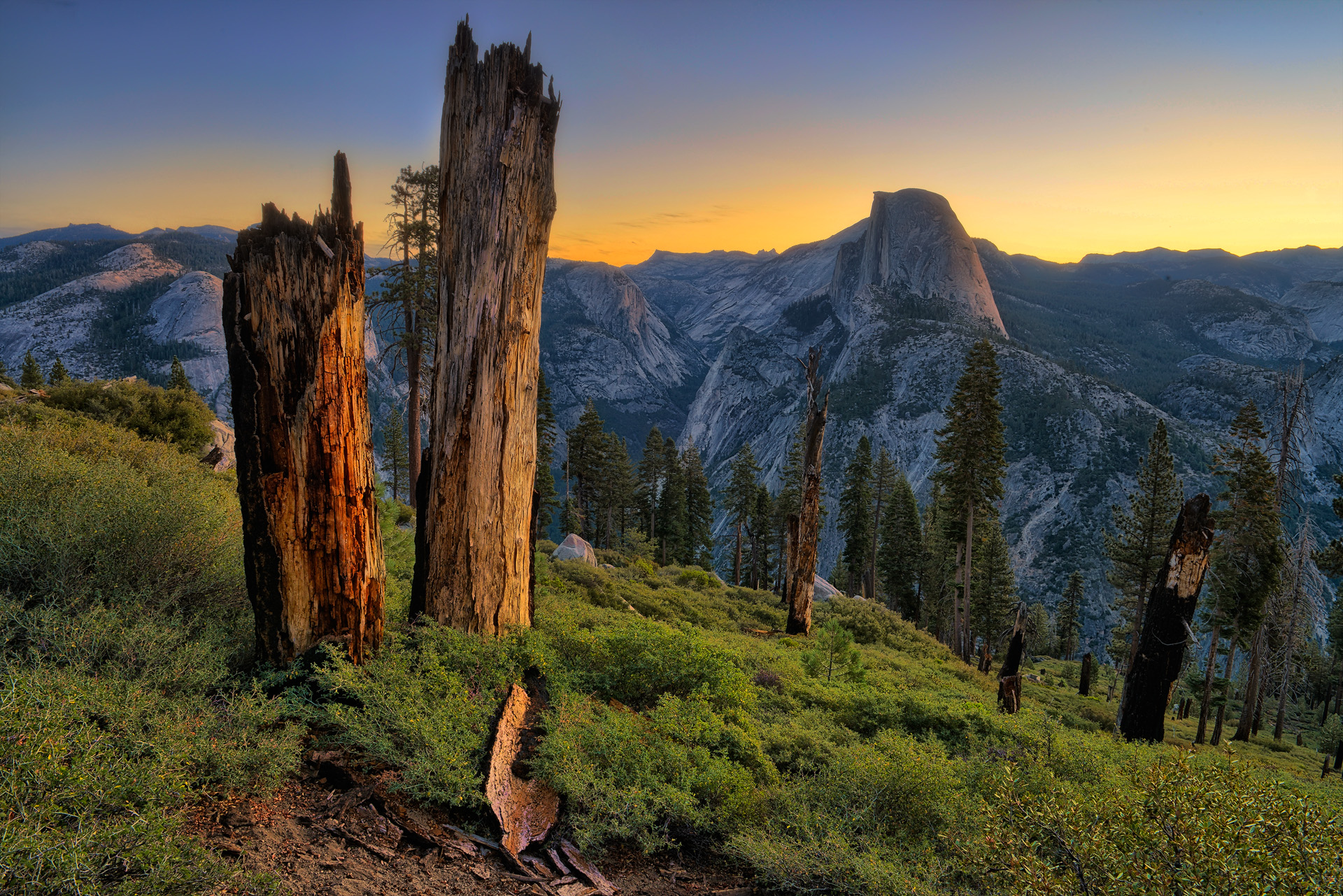 Yosemite Sunrise 4 RAW....revised...