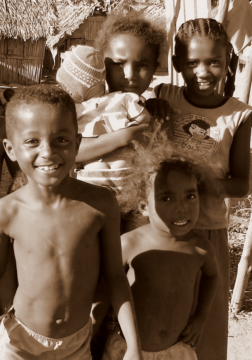 The children of Madagascar...