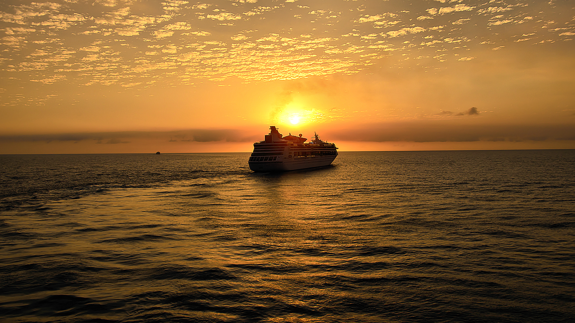 sailing at sunset...