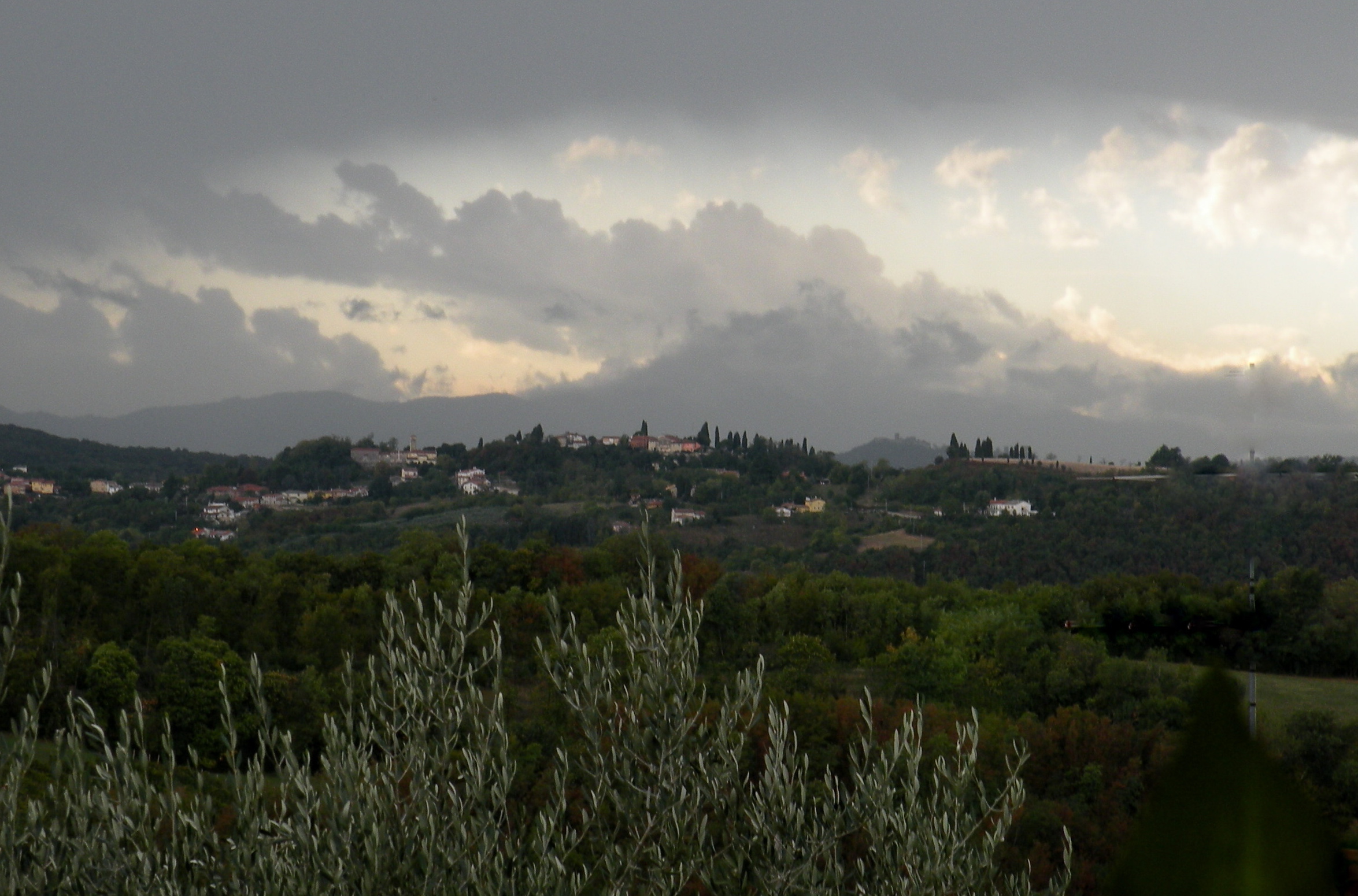 Valmarana-Montecchio Castle in the background...