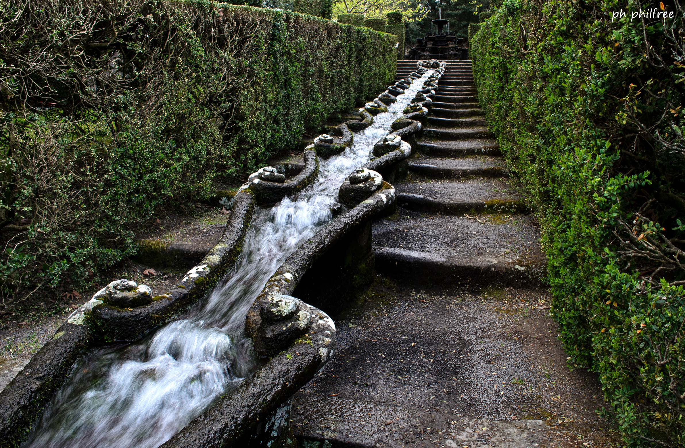 Fountains of Villa Lante (Viterbo)...