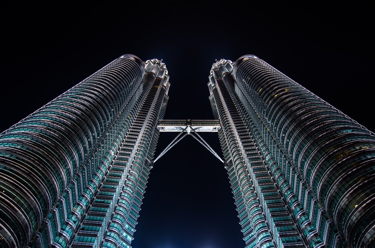Malaysia - Kuala Lumpur - Petronas Twin Towers...