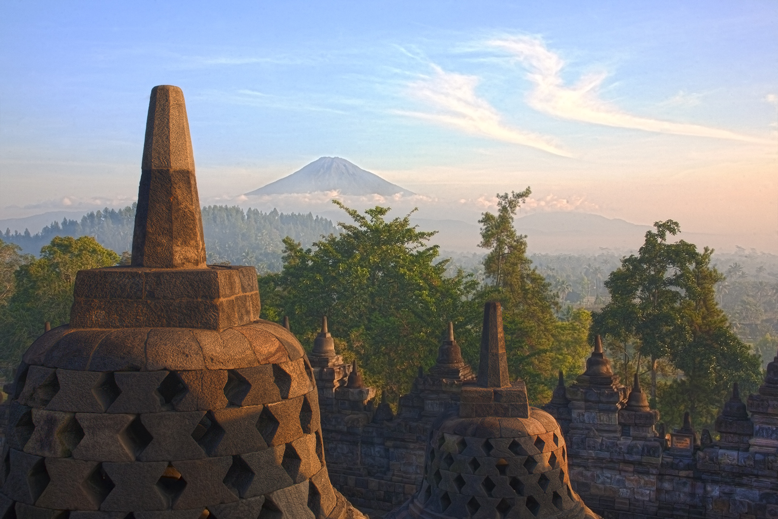 Sunrise at Borobudur...