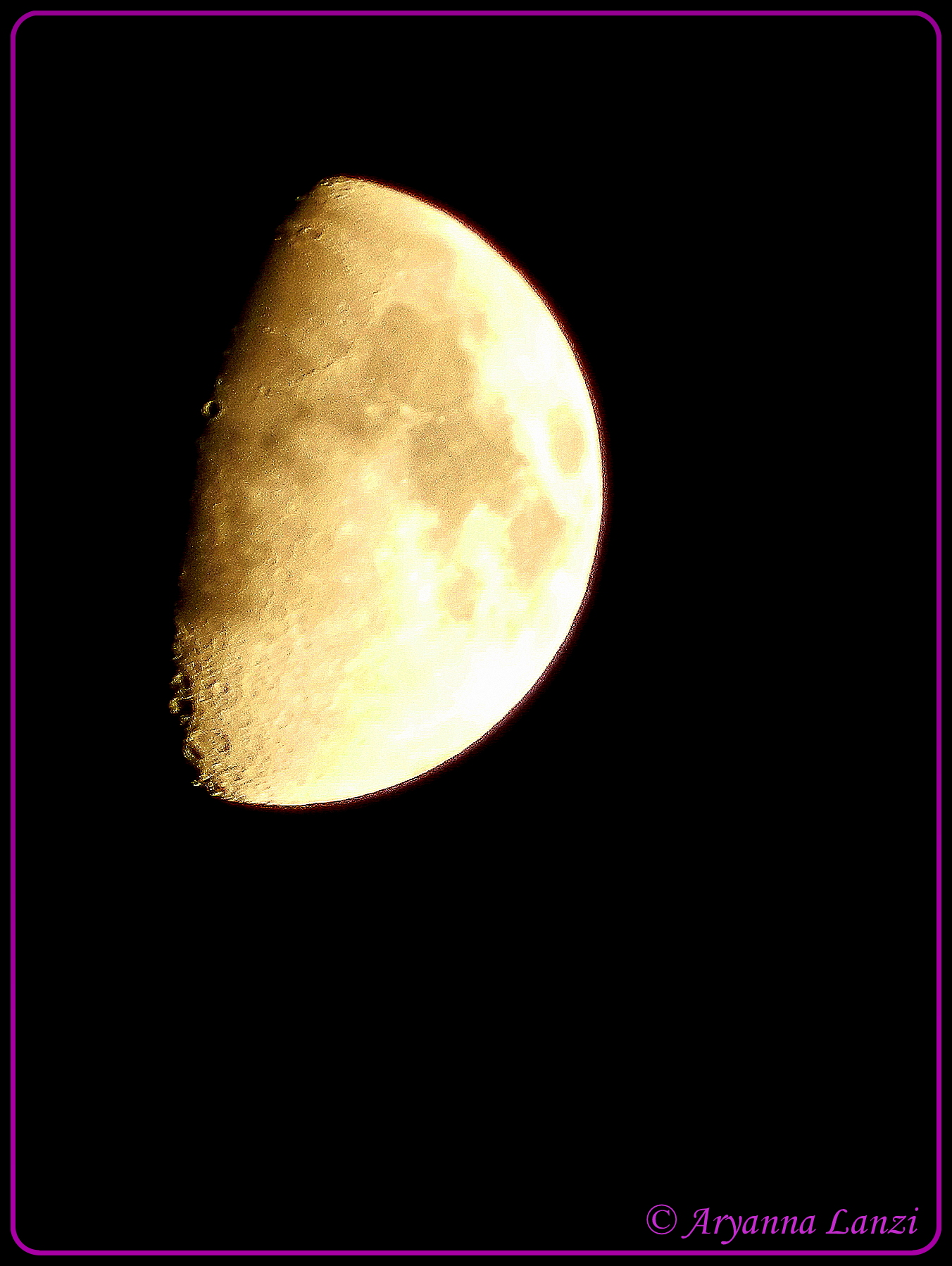 Crescent moon...