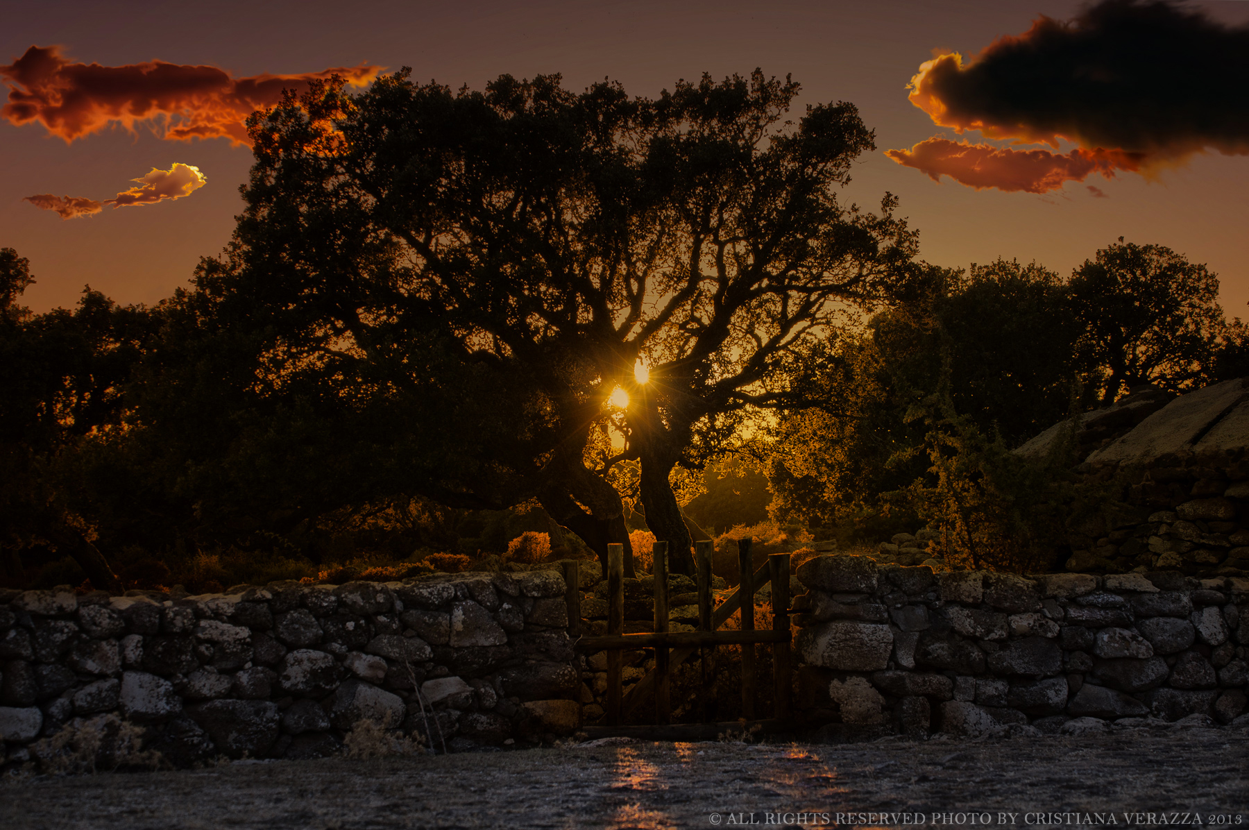 The sheepfold...