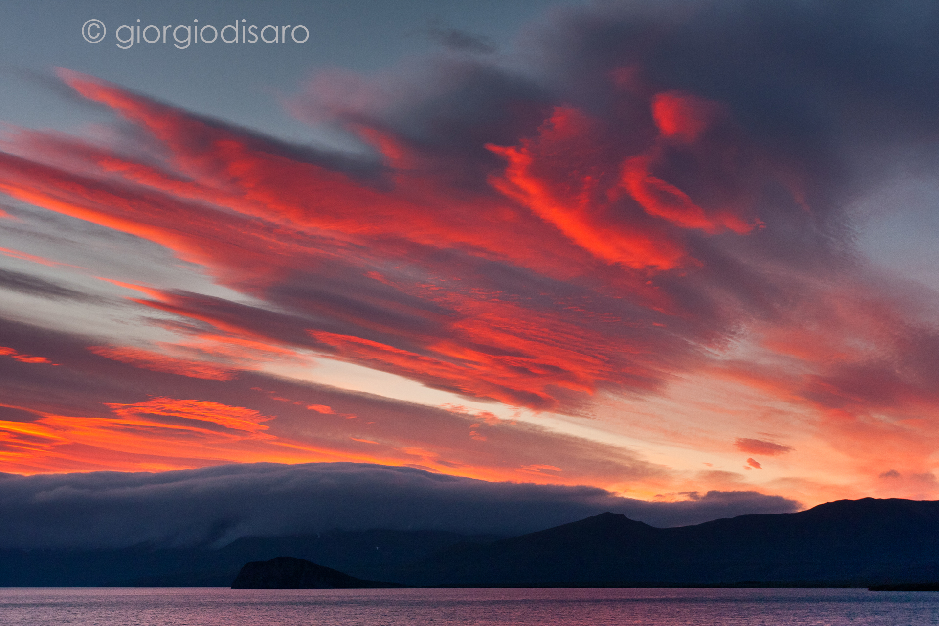 sunrise in the Kuril lake...
