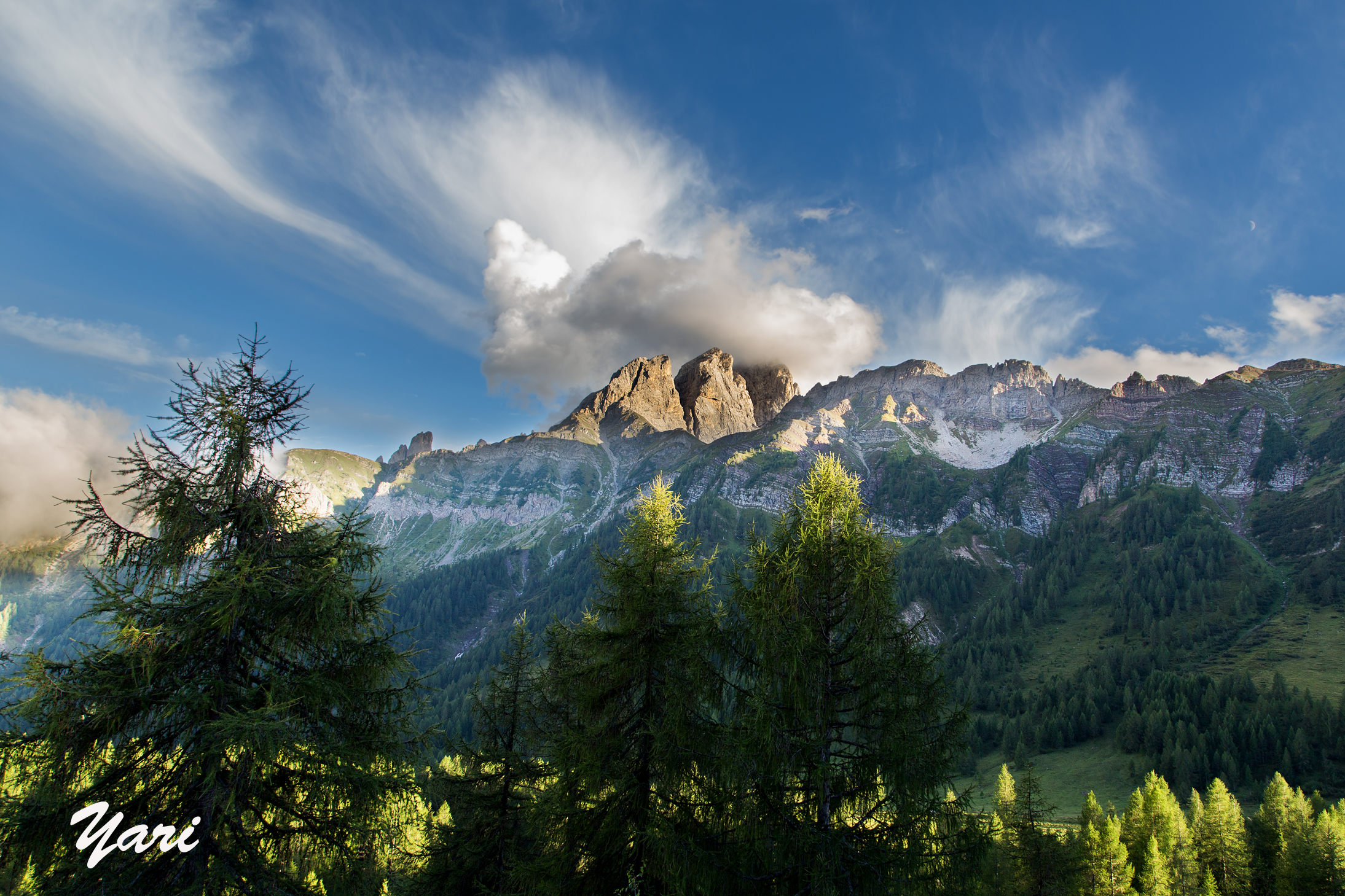 Dolomites, the clouds will surround...