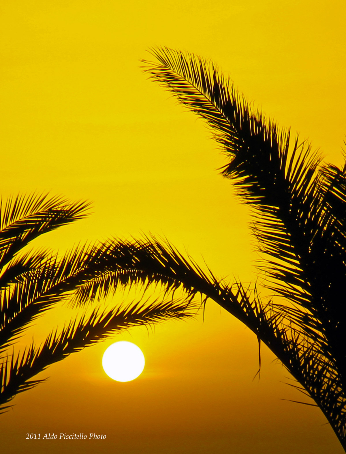 Sunset with colorful sky from the sirocco - Caronia...