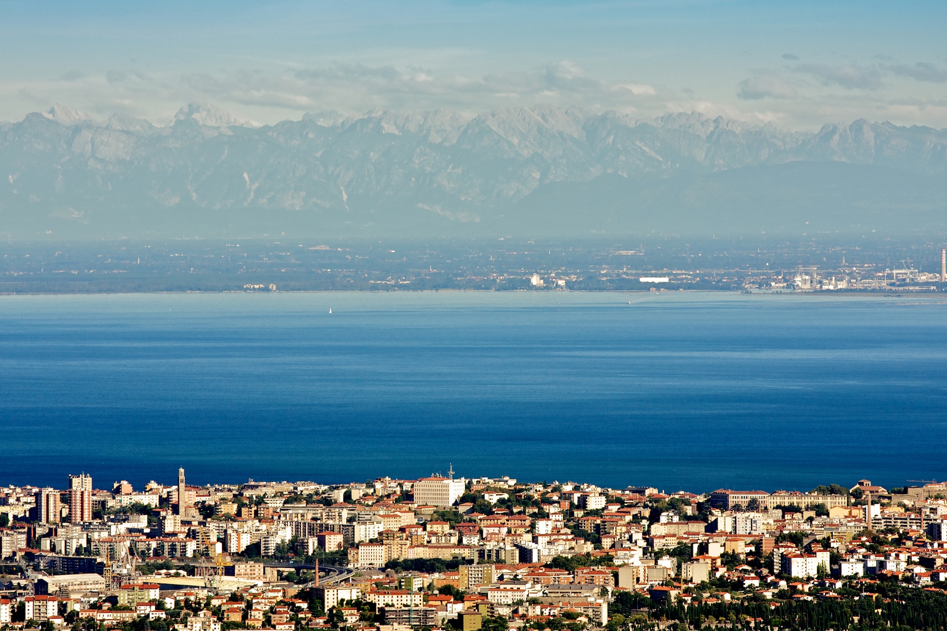 Trieste and the gulf...