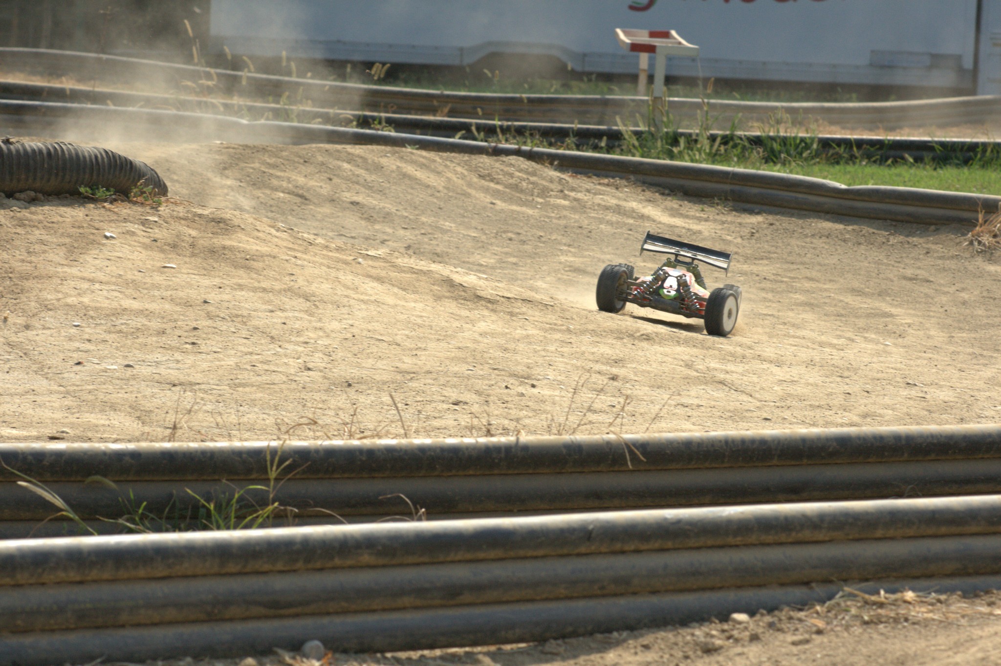 1/8th scale off-road cornering....