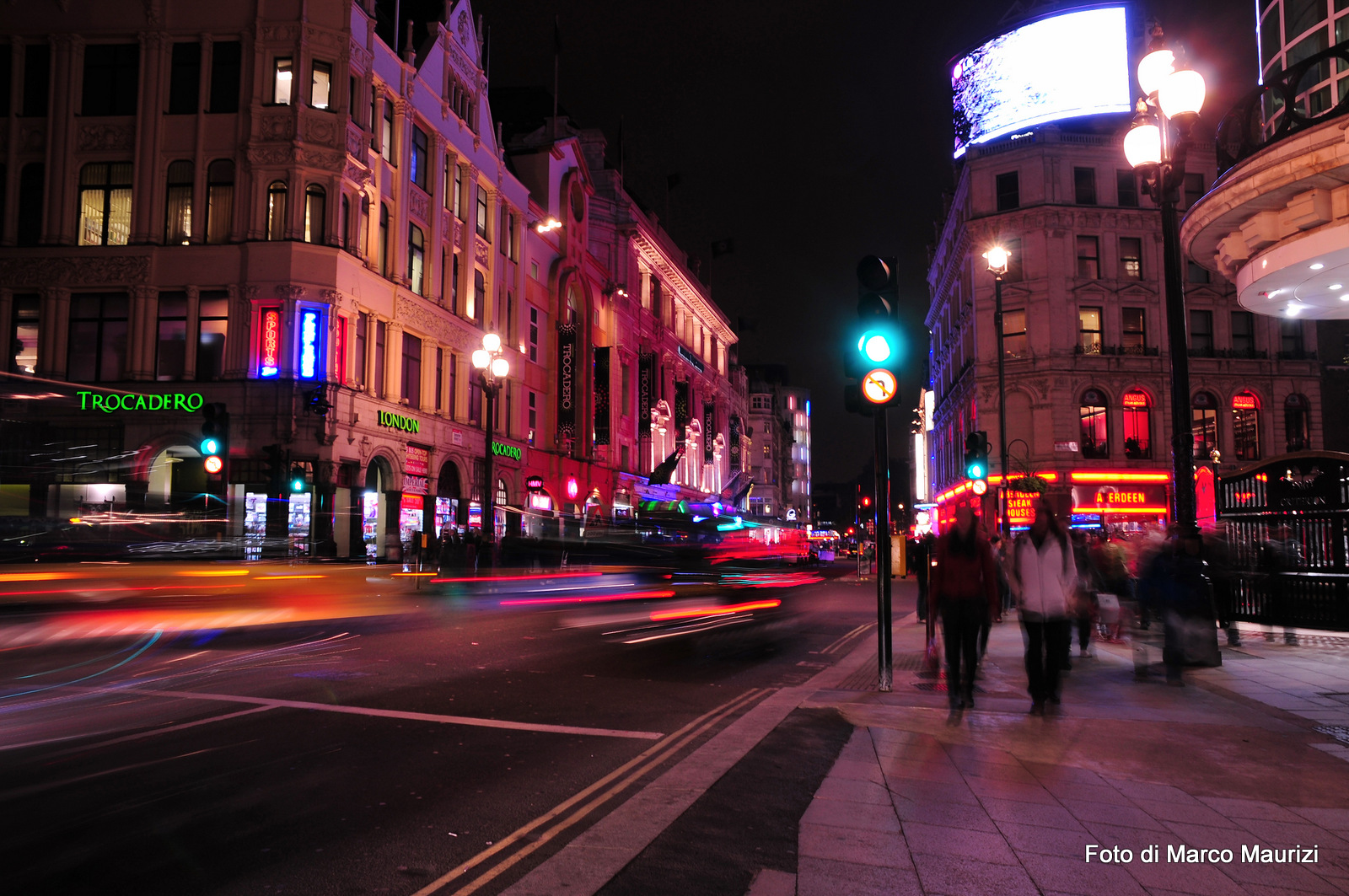 London at night...