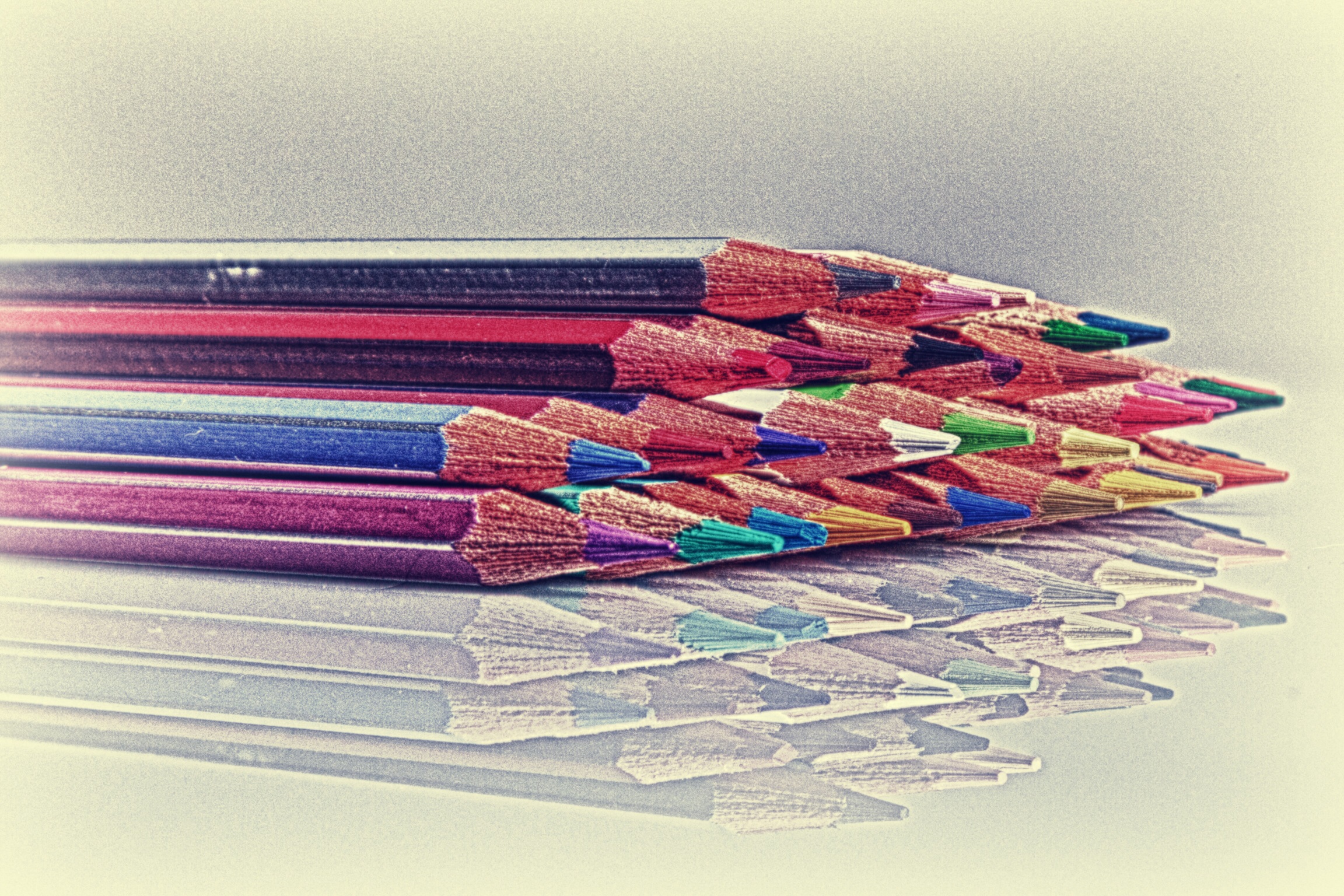 Colored pencils...