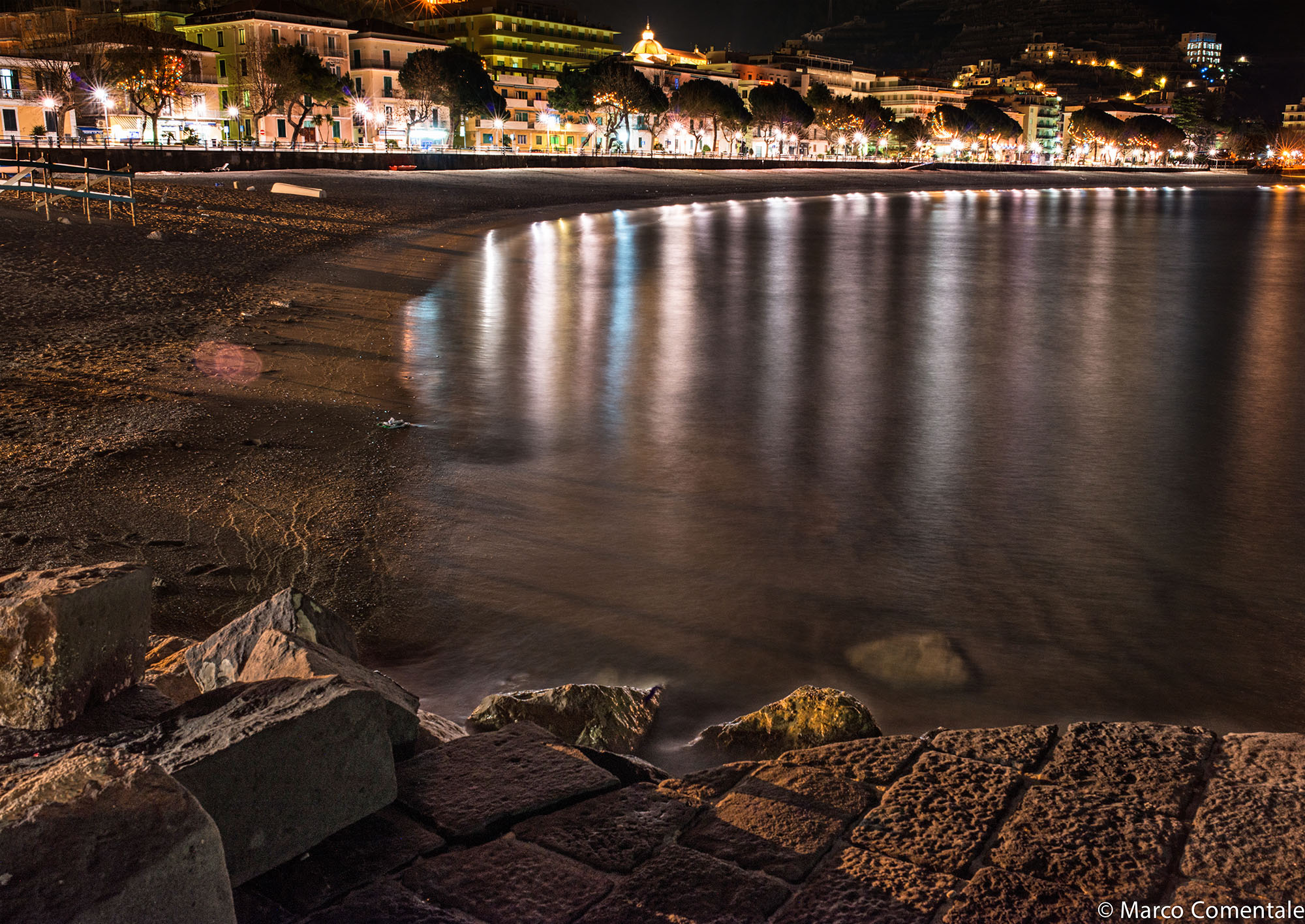 Amalfi Coast at night...
