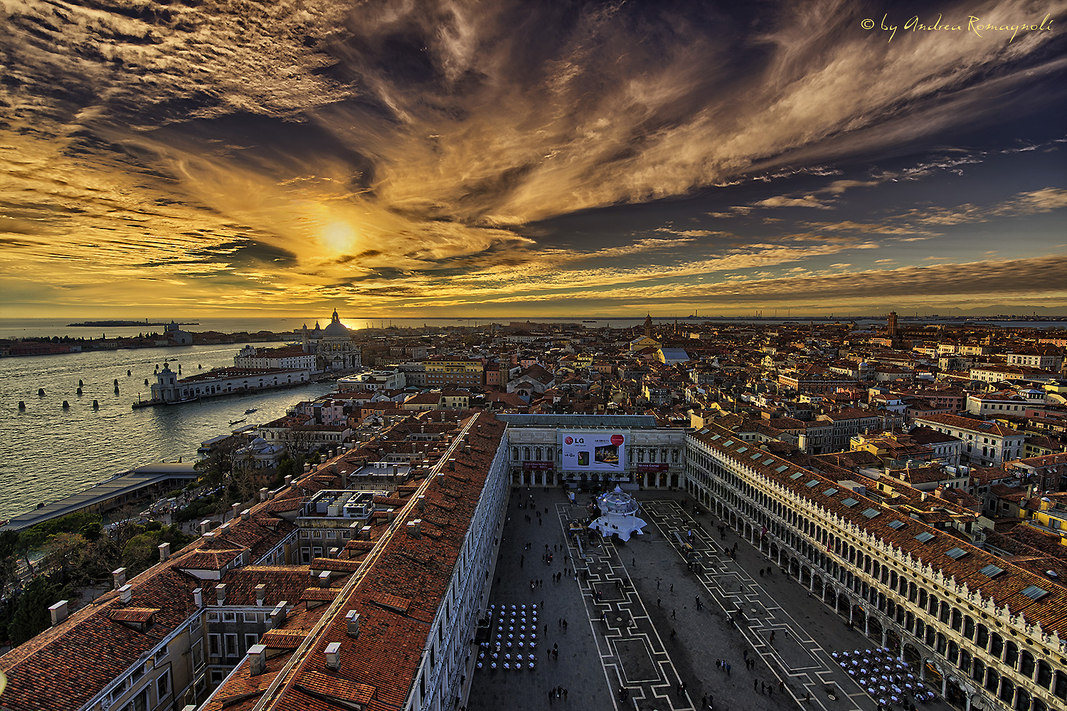 Venice from bell tower...