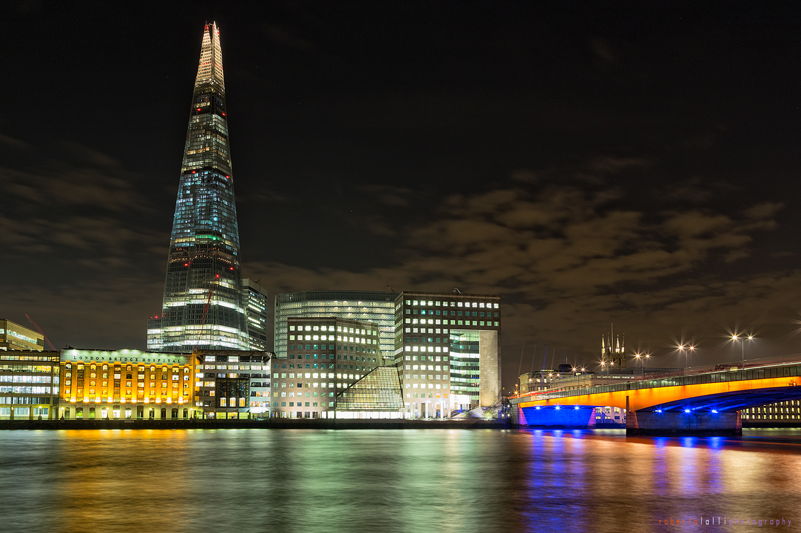 The Shard and The London Bridge...