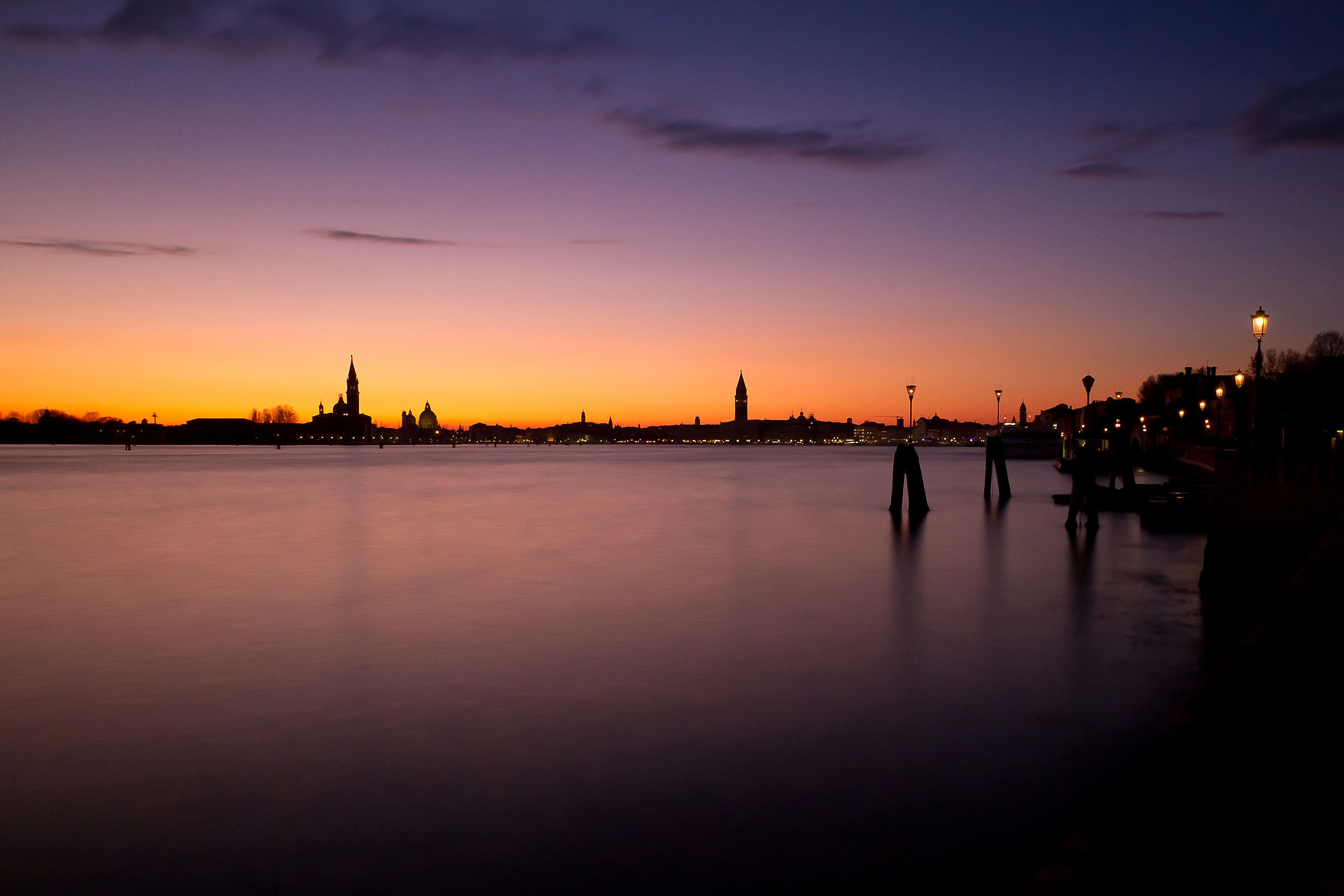 Sunset in Venice...