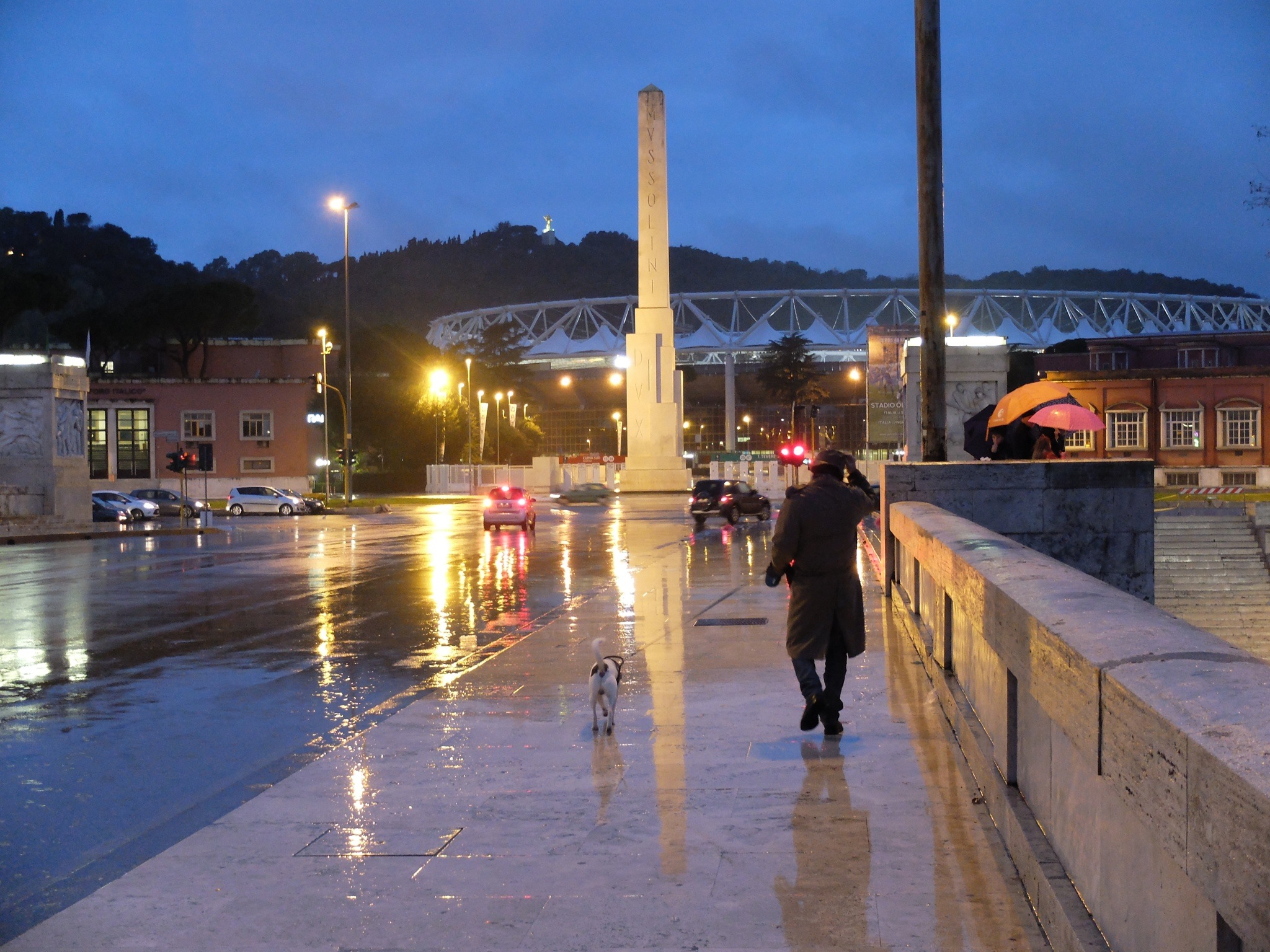 Over the bridge...