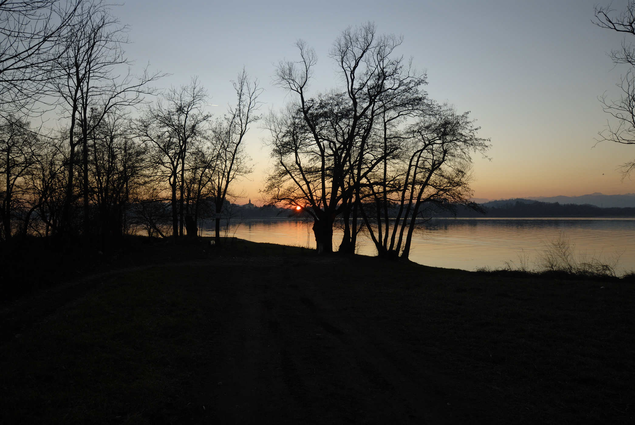 Tramonto ad Oltrona...