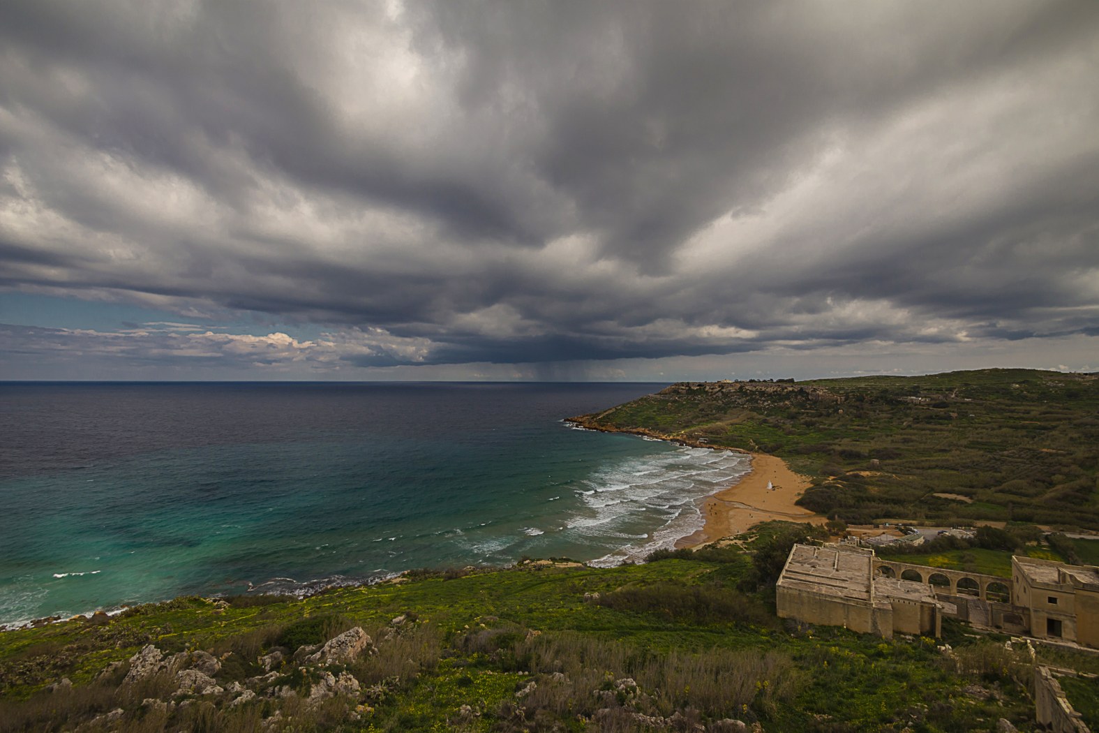 Here comes the rain in Gozo .....