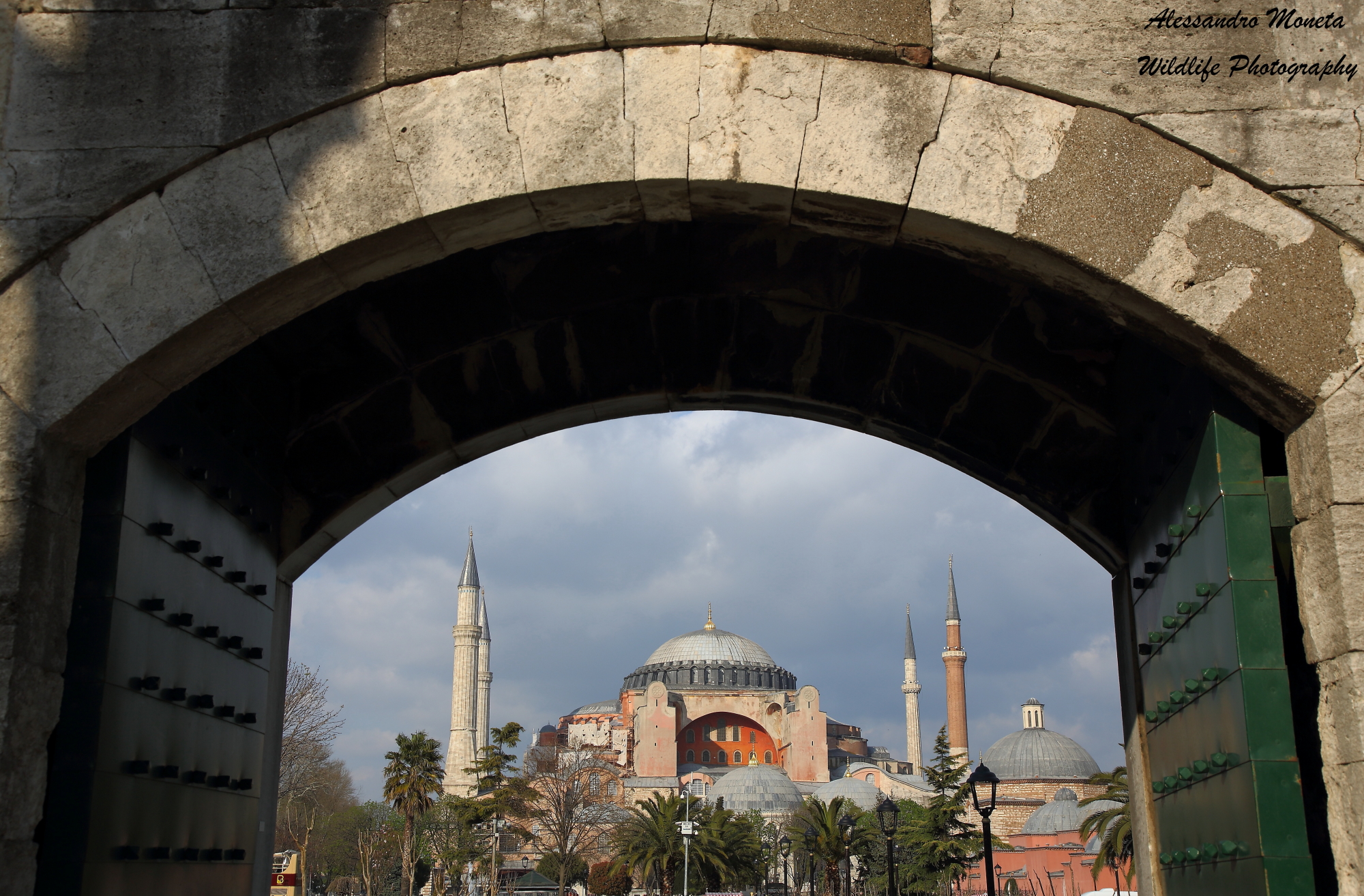 Hagia Sophia in frame...