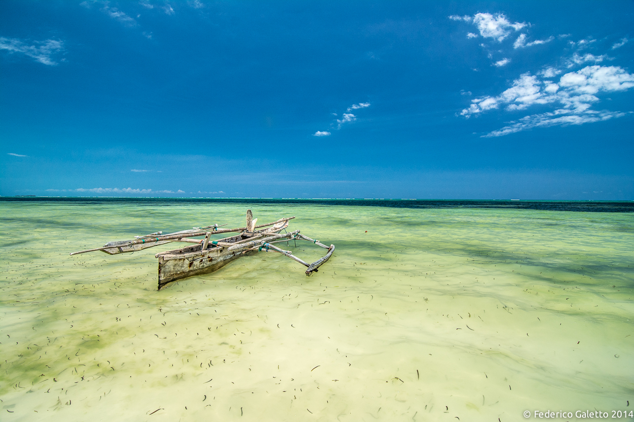 The sea in Zanzibar...