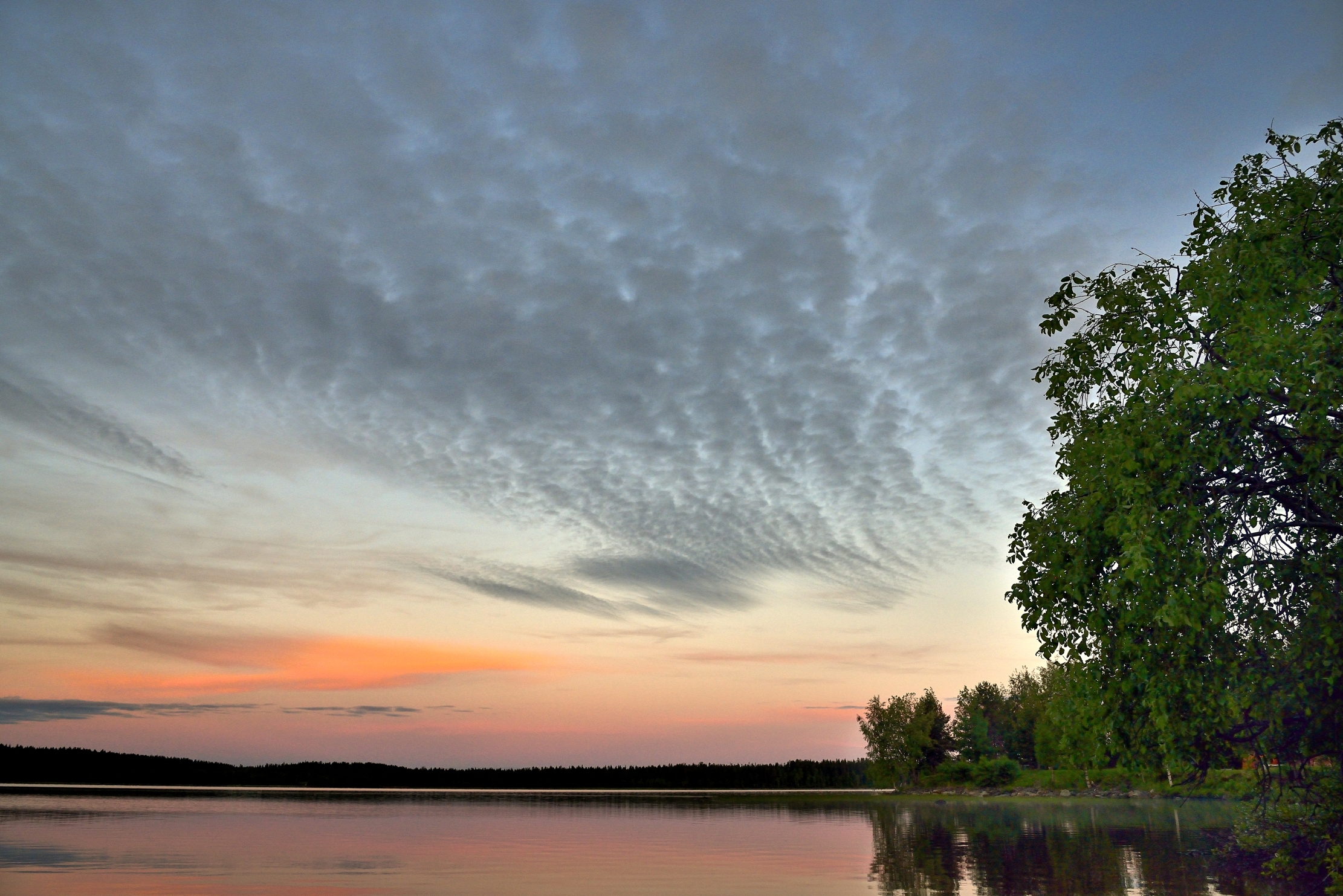 Between sunset and sunrise...