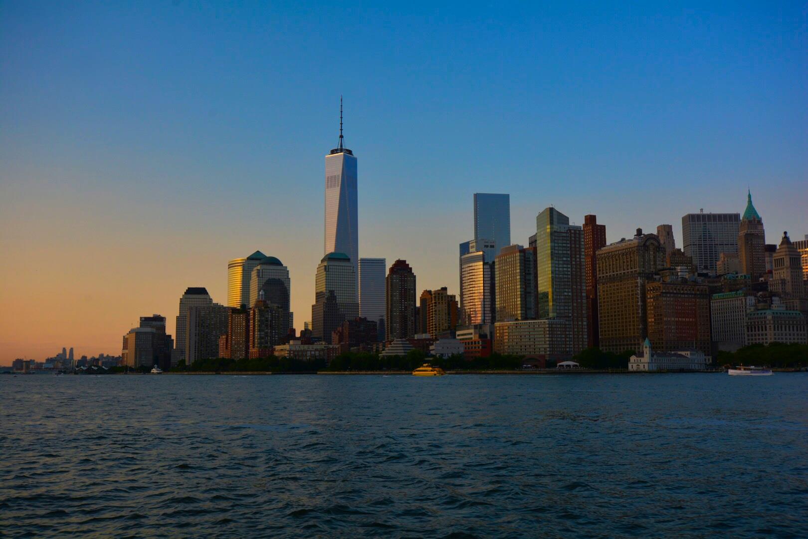 NYC - USA View of Lower Manhattan...