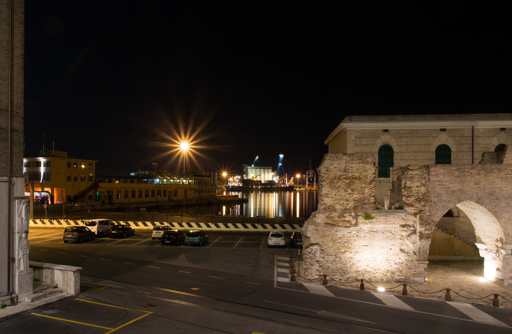 The port of Ancona...