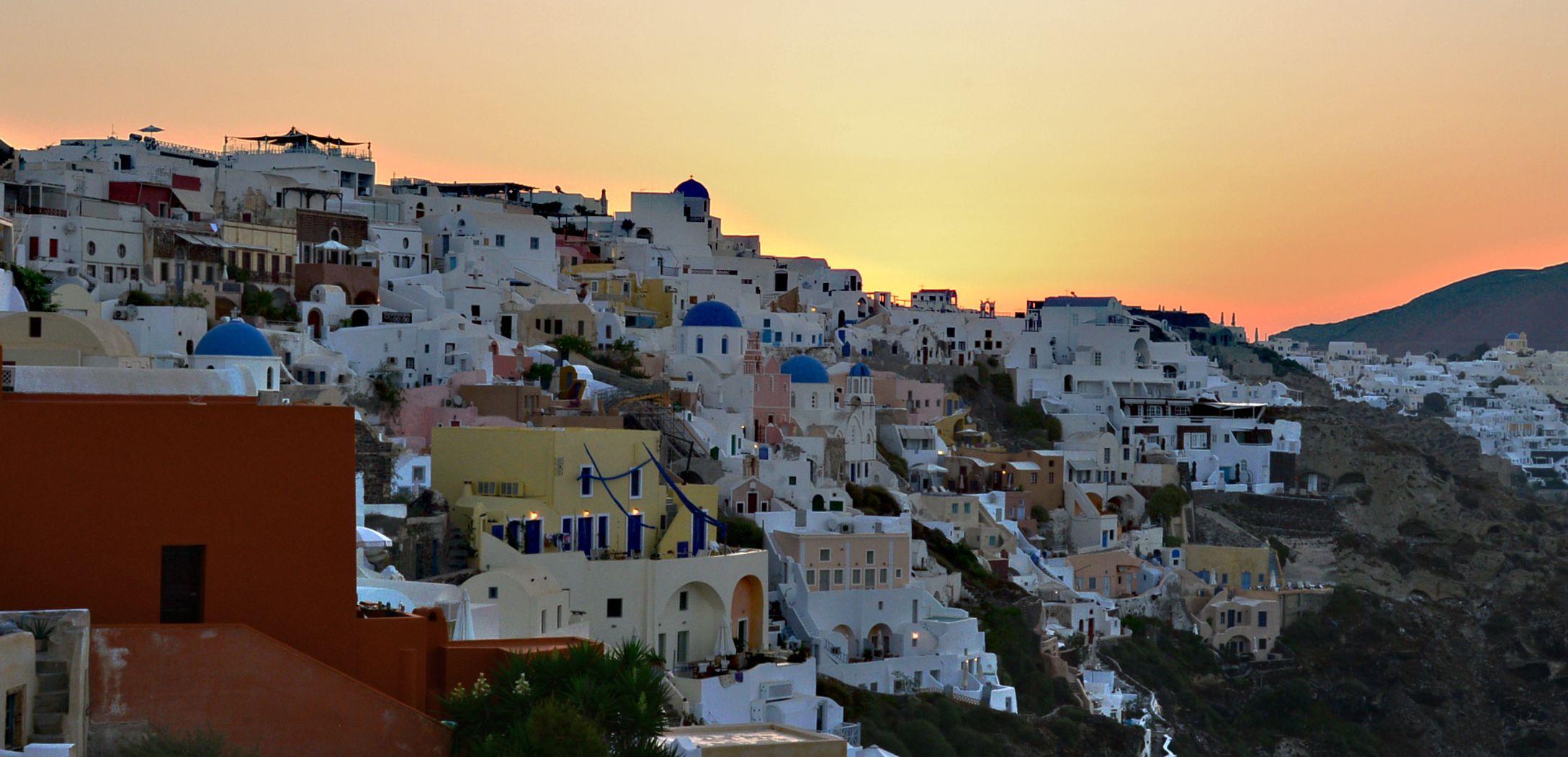 alba a santorini...